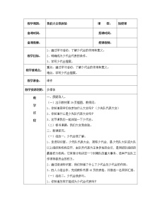 綜合實(shí)踐活動(dòng)二年級(jí)上冊(cè)主題活動(dòng)三 *我們的大會(huì)我體驗(yàn)表格教案