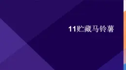 人民版勞動六年級上冊 11貯藏馬鈴薯（課件）