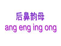 小学语文人教部编版一年级上册汉语拼音13 ang eng ing ong授课ppt课件