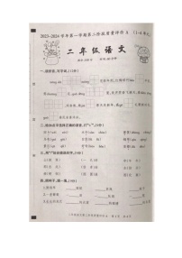 河北省石家庄市裕华区2023-2024学年二年级上学期11月期中语文试题