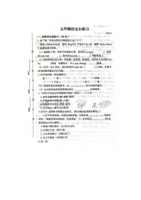 河南省开封市第二师范附属小学-2023-2024学年五年级下学期期中语文试卷