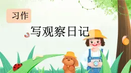 部编版小学语文四年级上册习作写观察日记 课件