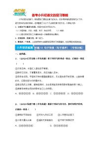 專(zhuān)題10 句子銜接（句子排序）（專(zhuān)項(xiàng)訓(xùn)練）-2024年小升初語(yǔ)文復(fù)習(xí)專(zhuān)項(xiàng)訓(xùn)練（統(tǒng)編版）