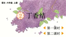 24人教統(tǒng)編版-小學(xué)六年級(jí)上冊(cè)第一單元2 丁香結(jié) （教案+配套課件）