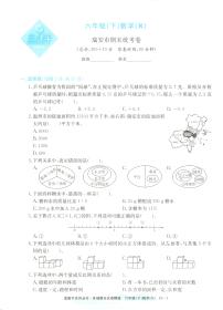 2025年浙江省瑞安市人教版六年級數(shù)學(xué)下學(xué)期期末模擬統(tǒng)考卷及其答案