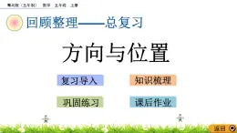 總復(fù)習(xí)《方向與位置》 課件