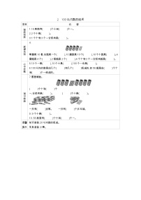 小学数学冀教版一年级下册三 100以内数的认识数字开花导学案及答案