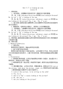 小學英語人教精通版五年級下冊Lesson 30 Revision教案