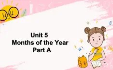 閩教英語五上 Unit 5 Months of the Year Part A 課件PPT