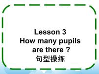 科普版五年级下册Lesson 3 How many pupils are there?完美版课件ppt