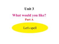 小学英语人教版 (PEP)五年级上册Unit 3 What would you like? Part A教课ppt课件