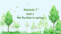 2021学年Unit 1  We fly kites in spring.备课ppt课件