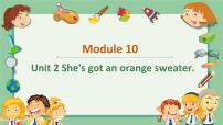 小学英语外研版 (三年级起点)三年级下册Unit 2  She’s got an orange sweater.教学课件ppt