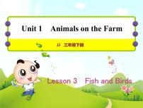 冀教版 (三年级起点)三年级下册Unit 1  Animals on the farmLesson 3 Fish and Birds精品ppt课件
