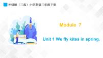 小学英语外研版 (三年级起点)三年级下册Module 7Unit 1  We fly kites in spring.说课课件ppt