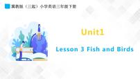 冀教版 (三年级起点)三年级下册Lesson 3 Fish and Birds课文ppt课件