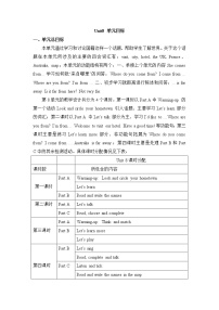 小學Unit 8 Where are you from?教學設計