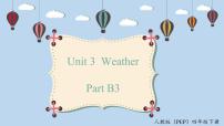 小学英语人教版 (PEP)四年级下册Unit 3 Weather Part B课文内容ppt课件