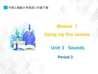 2021学年Module 1 Using my five senses.unit3 Sounds集体备课课件ppt
