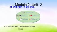 小学英语Module 2Unit 2 It will rain in Beijing.课文配套课件ppt