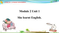 英语外研版 (三年级起点)Unit 1 She learnt English.备课课件ppt
