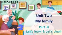 小学英语人教版 (PEP)三年级下册Unit 2 My family Part B优质ppt课件