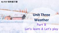 人教版 (PEP)四年级下册Unit 3 Weather Part B评优课课件ppt