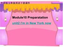 2020-2021学年Module 10Unit 2 I'm in New York now.教学演示课件ppt