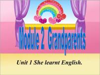 外研版 (三年级起点)五年级下册Unit 1 She learnt English.备课ppt课件