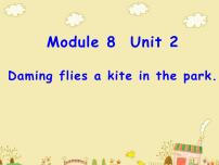 小学英语外研版 (三年级起点)三年级下册Unit 2  Daming flies a kite in the park.集体备课ppt课件