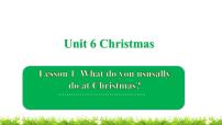 魯科版 (五四制)五年級上冊Unit 6 ChristmasLesson 1 What do you usually do at Christmas?圖文ppt課件