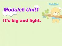 小学英语外研版 (三年级起点)五年级下册Module 5Unit 1 It's big and light.备课课件ppt