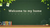 人教精通版Unit 1 Welcome to my new home!Lesson 6 Revision背景图课件ppt