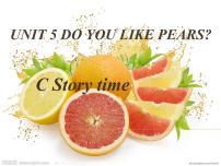 小学英语人教版 (PEP)三年级下册Unit 5 Do you like pears? Part C备课ppt课件