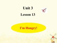 小学英语冀教版 (三年级起点)三年级下册Lesson 13 I’m Hungry!作业课件ppt