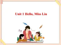 重大版小學(xué)英語三年級上冊Unit 1《Hello Miss Liu》ppt課件3
