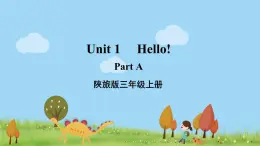 陕旅英語3年級上冊 Unit 1 Part A PPT课件