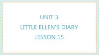 清華大學版五年級上冊Unit 3 Little Ellen’s diary說課課件ppt