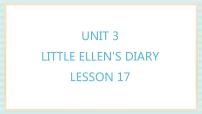 英語清華大學(xué)版Unit 3 Little Ellen’s diary說課課件ppt