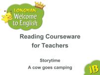 英语一年级下册7. A cow goes camping评课课件ppt
