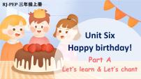小学人教版 (PEP)Unit 6 Happy birthday! Part A精品ppt课件