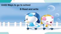 小学英语人教版 (PEP)六年级上册Unit 2 Ways to go to school Part B优质课教学课件ppt