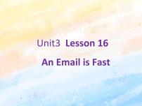 小学英语冀教版 (一年级起点)五年级上册Lesson 16 An Email Is Fast优质课件ppt