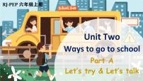 人教版 (PEP)Unit 2 Ways to go to school Part A試講課課件ppt