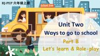 人教版 (PEP)六年級上冊Unit 2 Ways to go to school Part B優(yōu)秀ppt課件