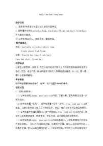 湘魯版五年級(jí)上冊Section B優(yōu)秀教案設(shè)計(jì)