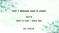 小学英语人教版 (PEP)三年级下册Unit 1 Welcome back to school! Part B课文配套课件ppt