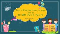 湘少版六年级下册Unit 4 Planting trees is good for us多媒体教学课件ppt