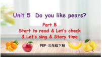 英语Unit 5 Do you like pears? Part C优质课件ppt