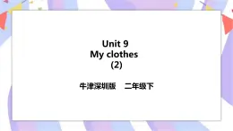 Unit 9 My clothes 第二課時 課件+教案+練習(xí)